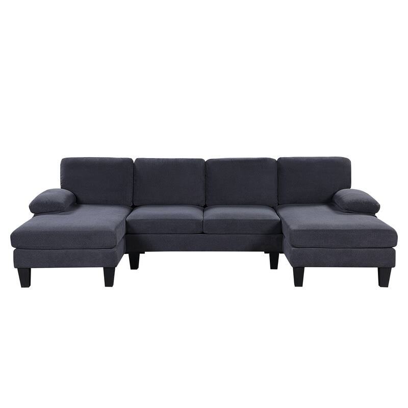 MERAX 6-Seat U-Shaped Sofa with Double Chaise