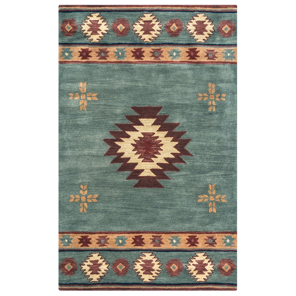 Alora Decor Ryder Southwestern Hand-tufted Wool Rug