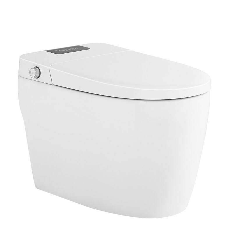 Vanityfair Smart Toilet Bidet with LED Display, Foot Sensor Open Cover