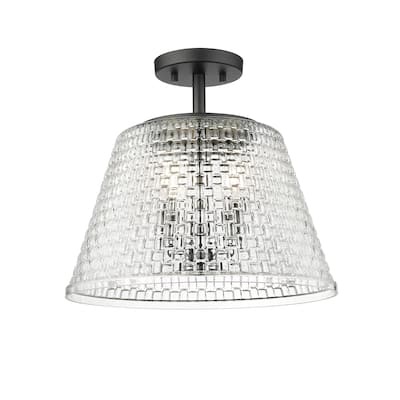 Saben 3-Light Semi-Flush Ceiling Mount