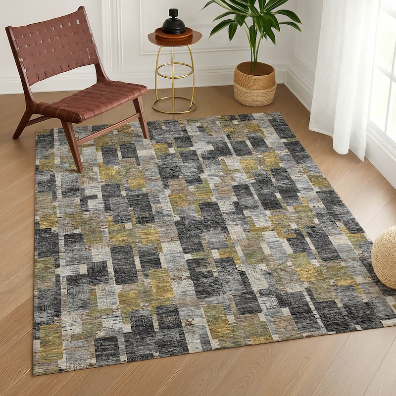 Machine Washable Indoor/ Outdoor Casual Carson Chantille Rug