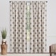 preview thumbnail 8 of 6, Chanasya Traverse Damask Room Darkening Window Curtain Panel Pair (Set of 2)