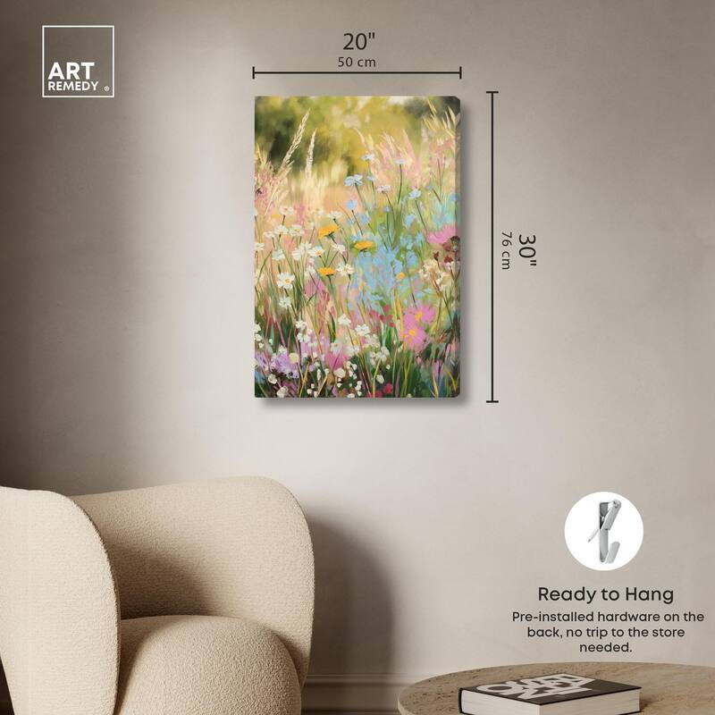 Floral Impressionism I Canvas by Art Remedy, Gallery Wrapped