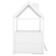 preview thumbnail 10 of 22, Twin Size Wood Bed House with Fence and Roof for Kids, Boys and Girls, Bedroom