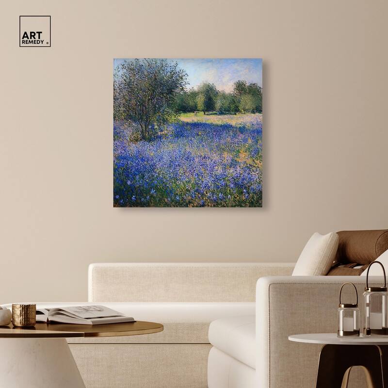 Bluebonnet Meadow I Canvas by Art Remedy, Gallery Wrapped