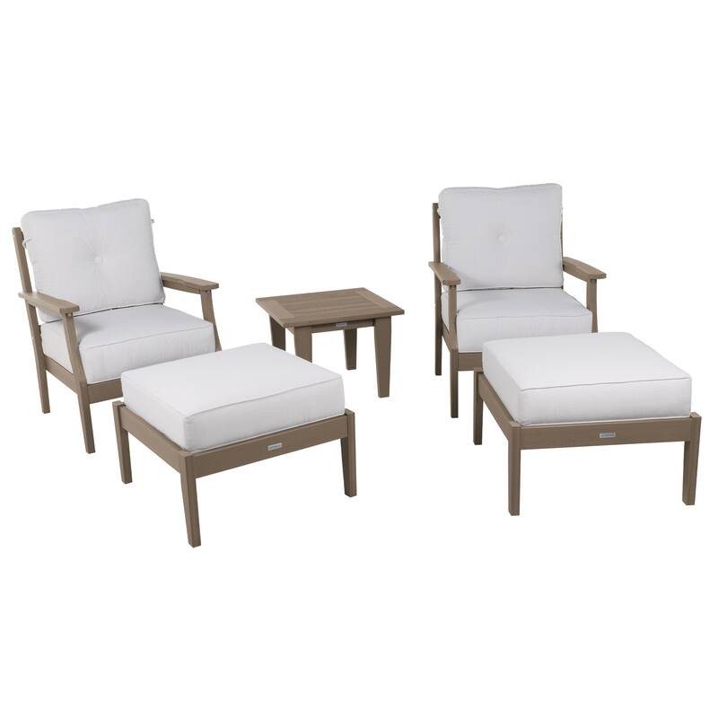 HIGHWOOD Lehigh 5-Piece Deep Seating Set - Bliss Linen