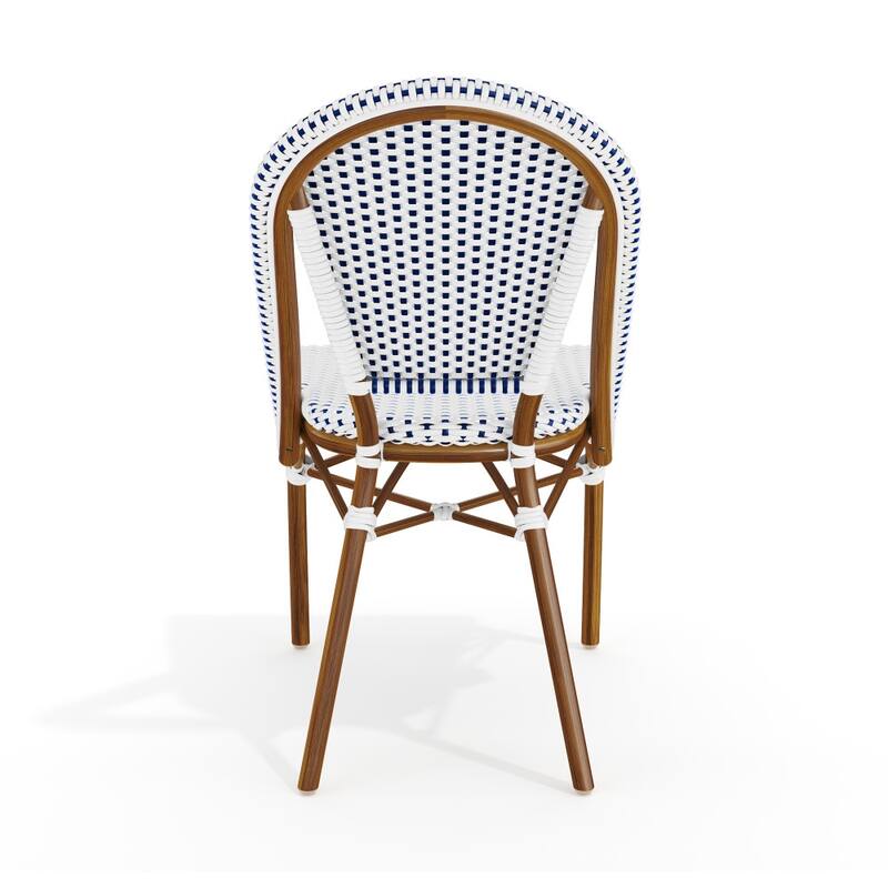 Martha Stewart All-Weather Stackable Patio Bistro Dining Chair - 19"W x 21.75"D x 35"H