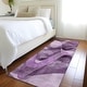 preview thumbnail 91 of 118, Machine Washable Indoor/ Outdoor Modern Chantille Rug Purple - 2'3" x 7'6"