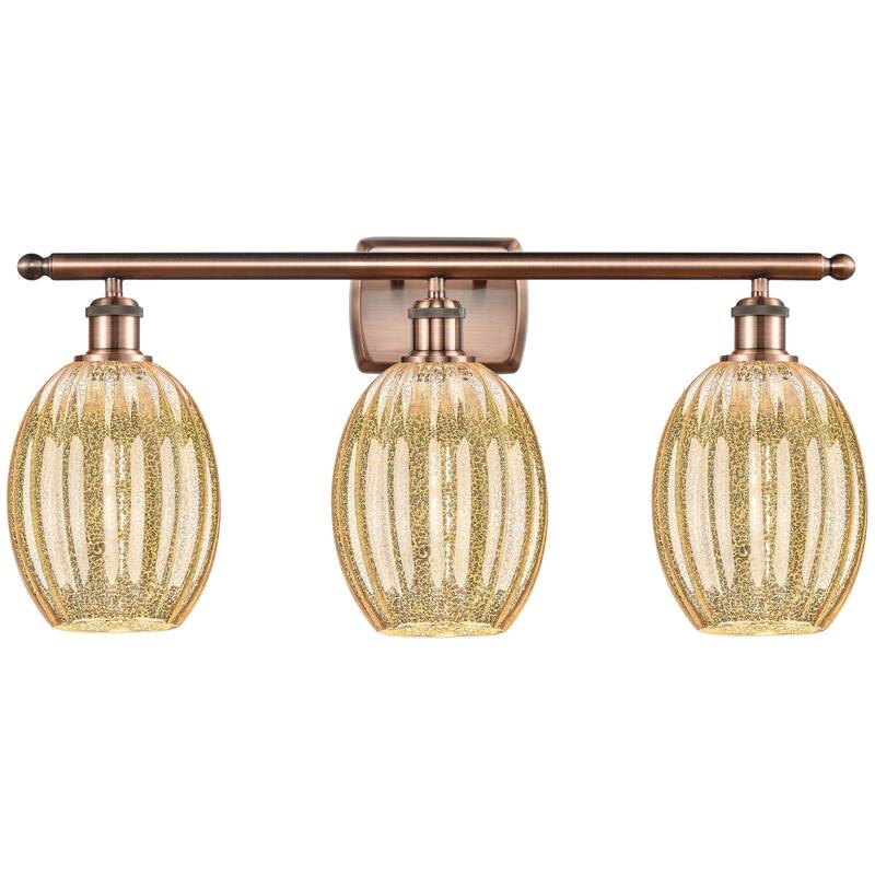 Innovations Lighting 516-3W-12-27 Preston Vanity Preston 3 Light 27" - Antique Copper / Mercury