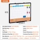 preview thumbnail 22 of 67, White/Enclosed/Large Cork Board Monthly Calendar Whiteboard & Cork Board Combo