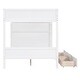 preview thumbnail 12 of 12, Full over Full Bunk Bed With 2 Drawers and Multi-layer Cabinet, Gray