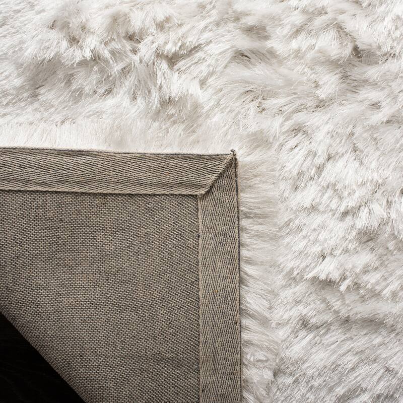 SAFAVIEH Handmade Ocean Shag Lyse Glam 2.5-inch Thick Rug
