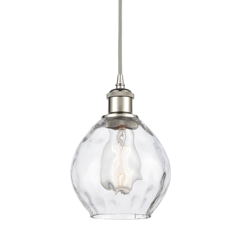 Innovations Lighting 516-1P-9-6 Waverly Pendant Waverly 6" Wide Mini - Clear / Polished Nickel