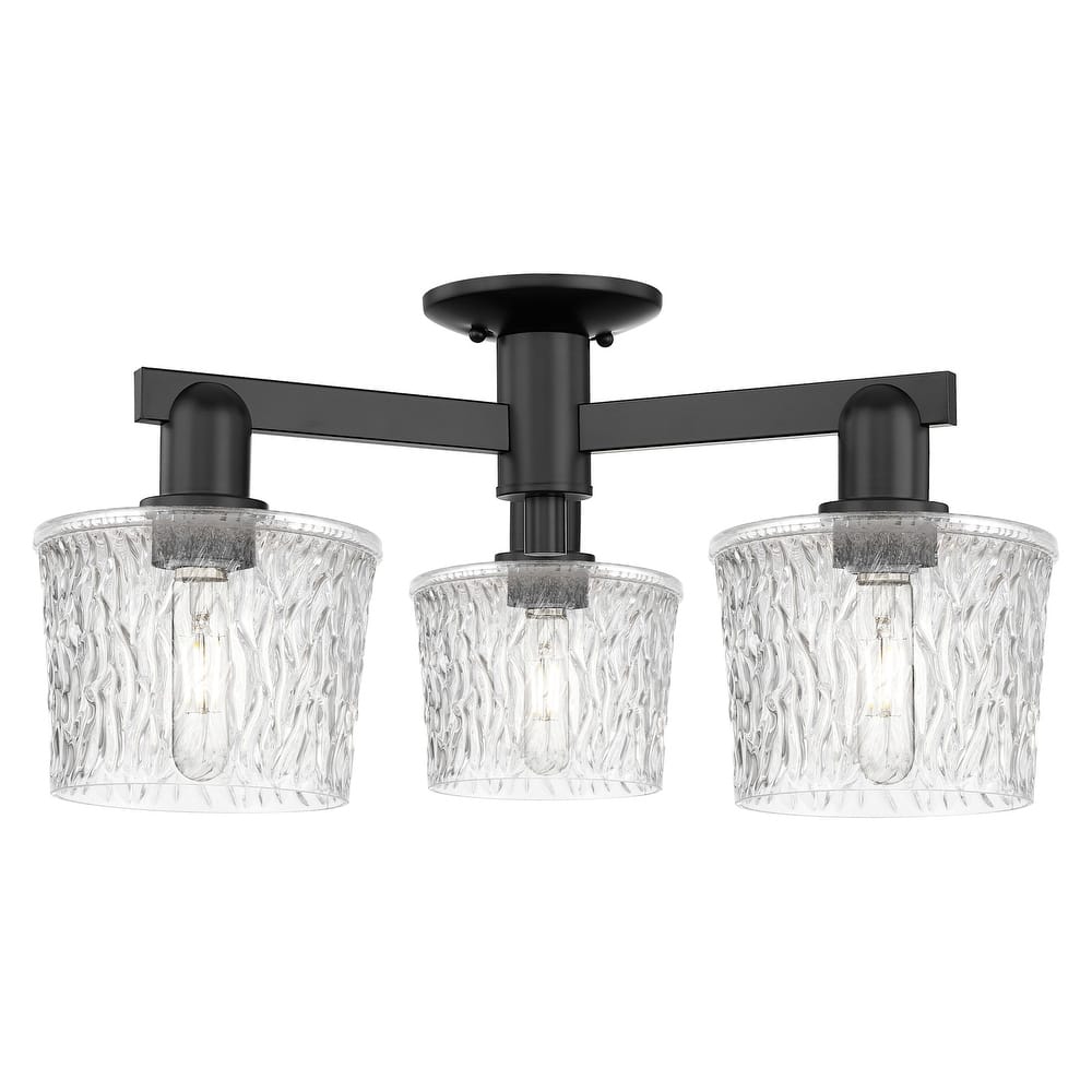 Innovations Lighting 716-3F-11-24 Niagara Semi-Flush Niagara 3 Light
