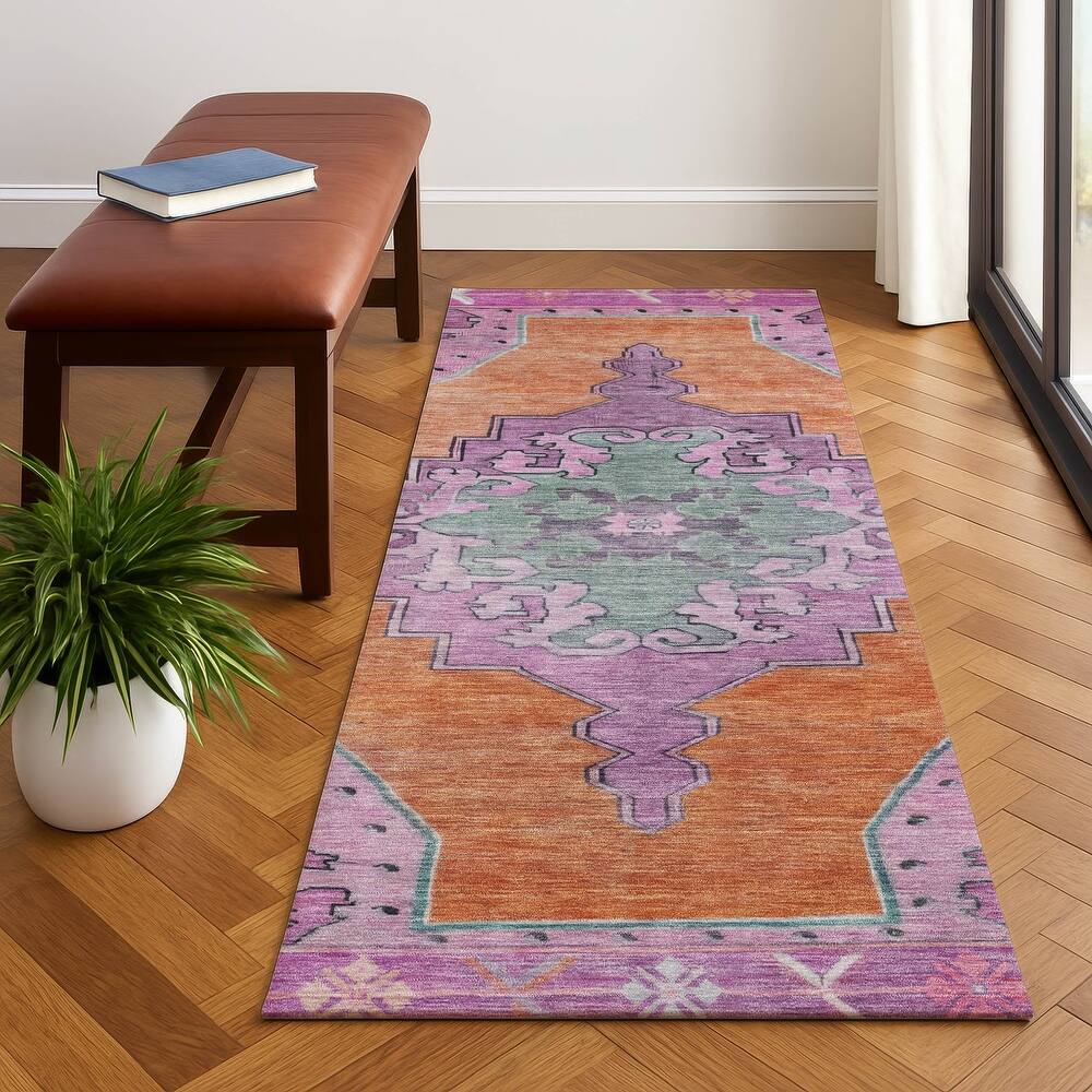 Premium Washable Super Soft Vintage Traditional Mayfield Rug