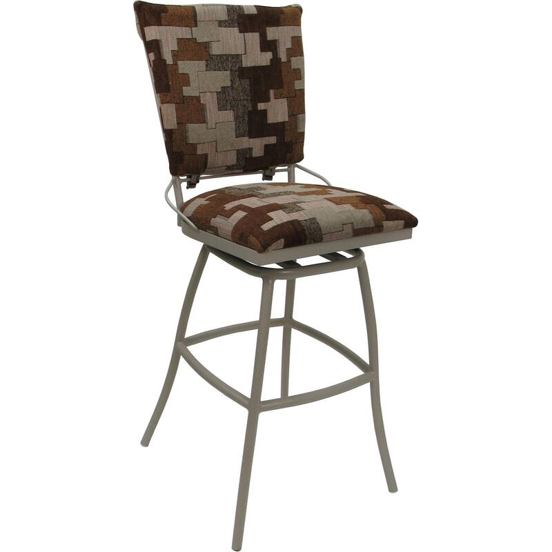 Set of 3 Outdoor Bar Stool Counter Extra Tall Jenna PB without Arms