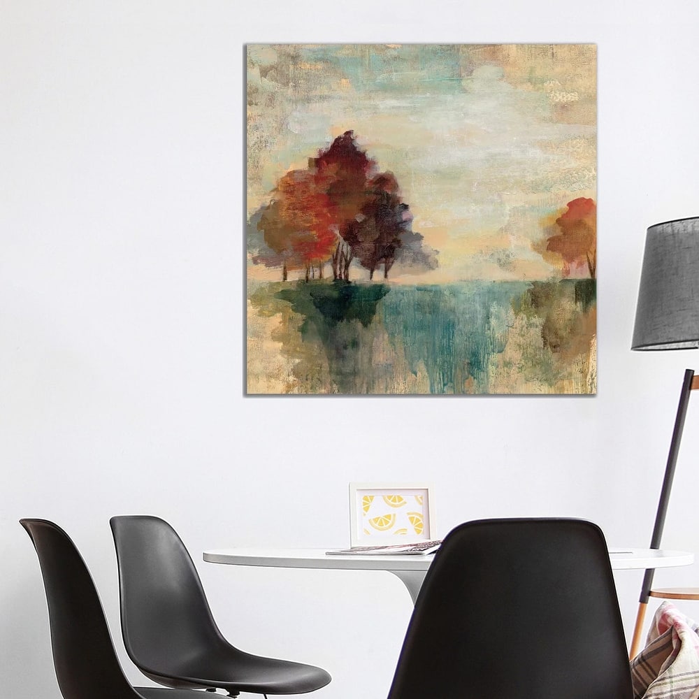 iCanvas "Landscape Monotype II" by Silvia Vassileva Canvas Print