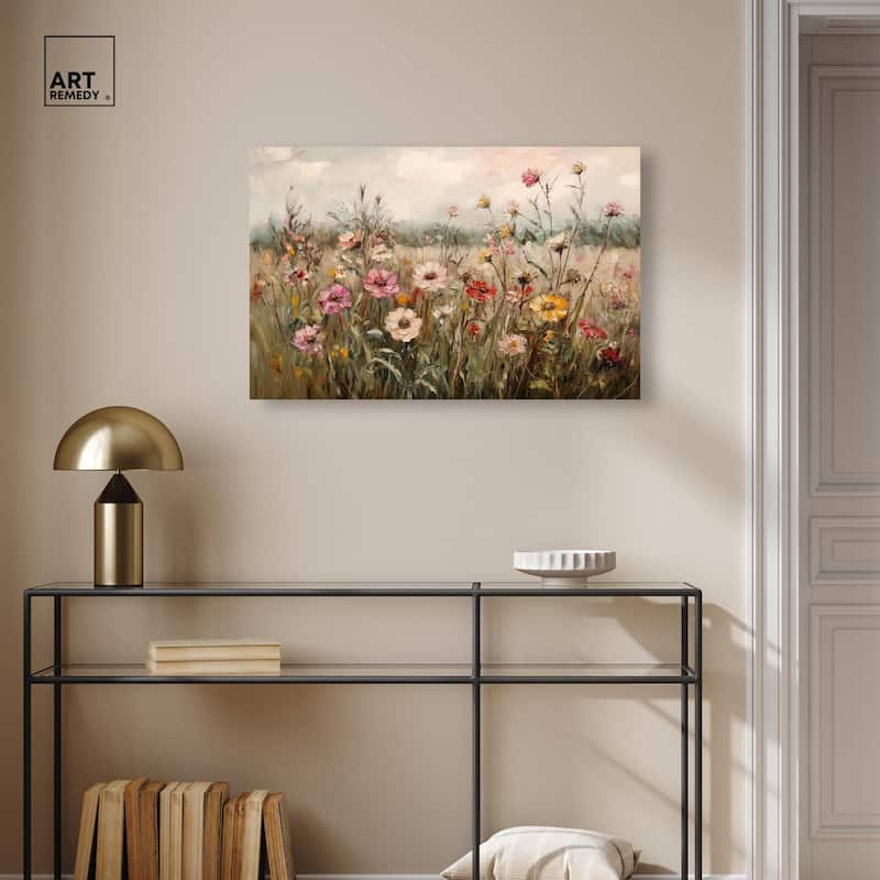 Vintage Blooms I Canvas by Art Remedy, Gallery Wrapped