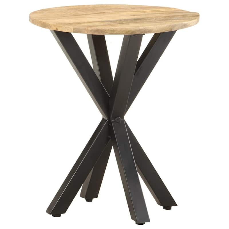 vidaXL Side Table 18.9"x18.9"x22" Solid Mango Wood - 18.9" x 18.9" x 22"