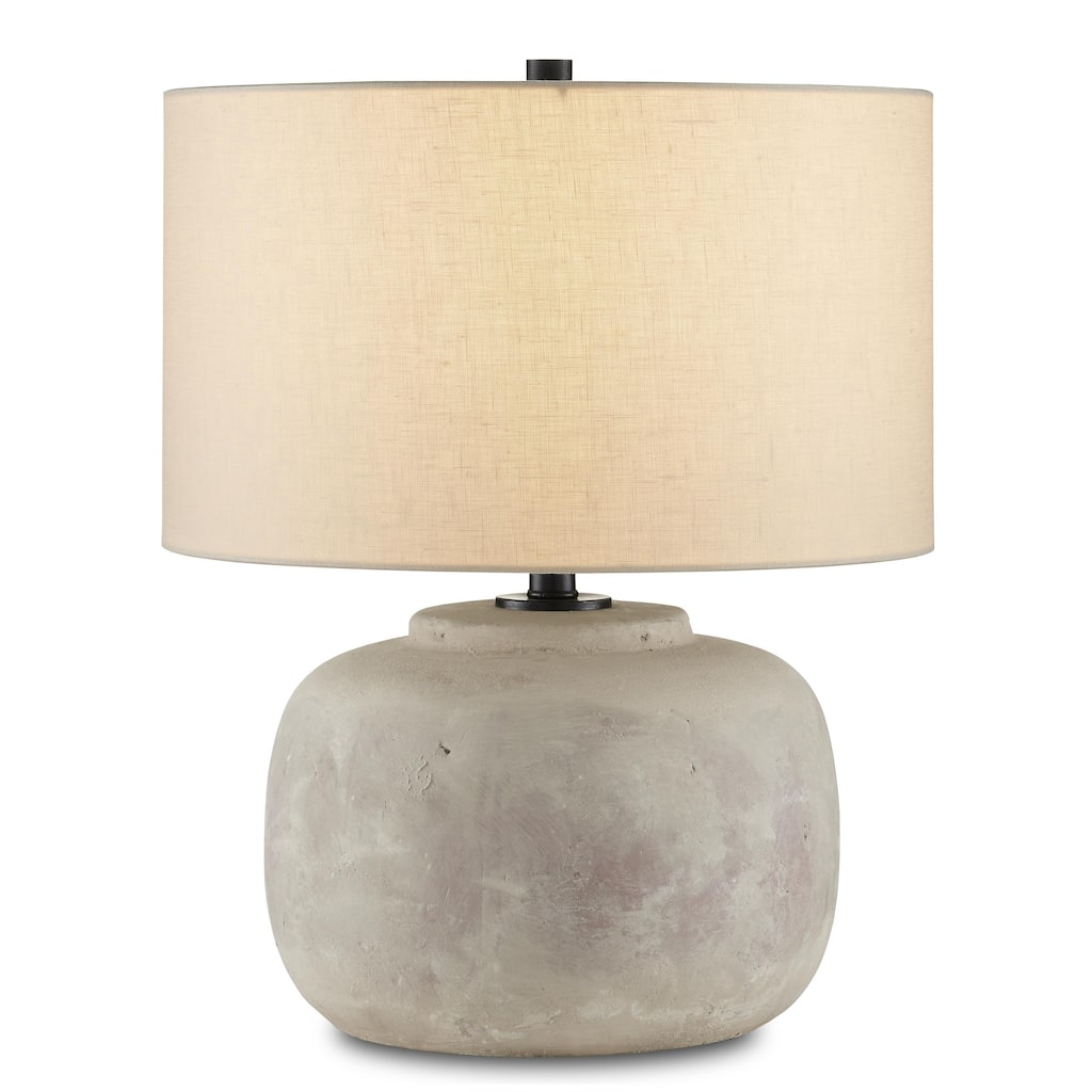 Currey & Company Beton Table Lamp - 20"h x 16"w x 16"d