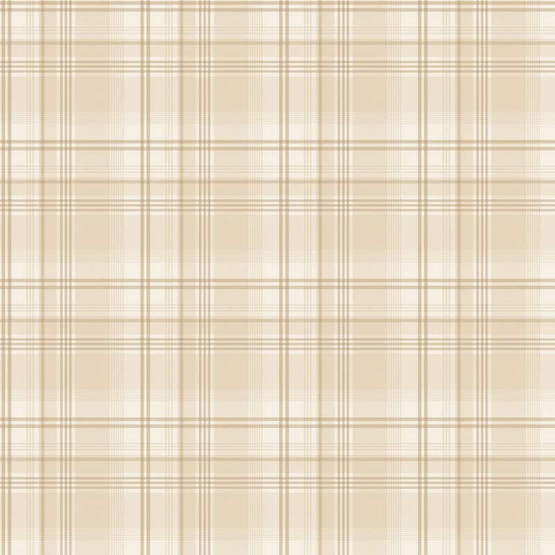 Galerie Wallcoverings Kitchen Recipes Traditional Plaid Design Vinyl on Non-woven Matte Wallpaper Roll