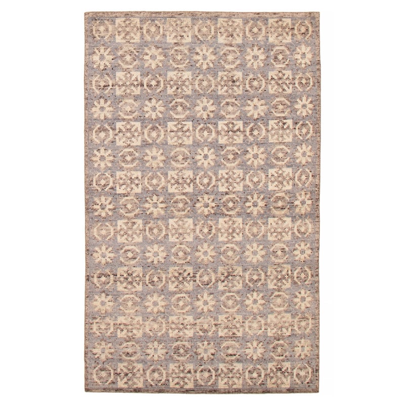 ECARPETGALLERY Hand-knotted Jules Serapi Grey Wool Rug - 5'0 x 8'2 - Grey - 5'0 x 8'2