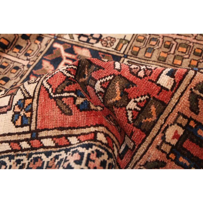 ECARPETGALLERY Hand-knotted Kayseri Dark Copper Wool Rug - 6'6 x 9'0