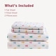 preview thumbnail 56 of 109, Intelligent Design Cozy Soft Cotton Flannel Printed Sheet Set