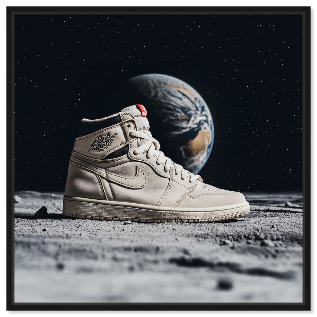 Zero-G Jordans Canvas by Art Remedy