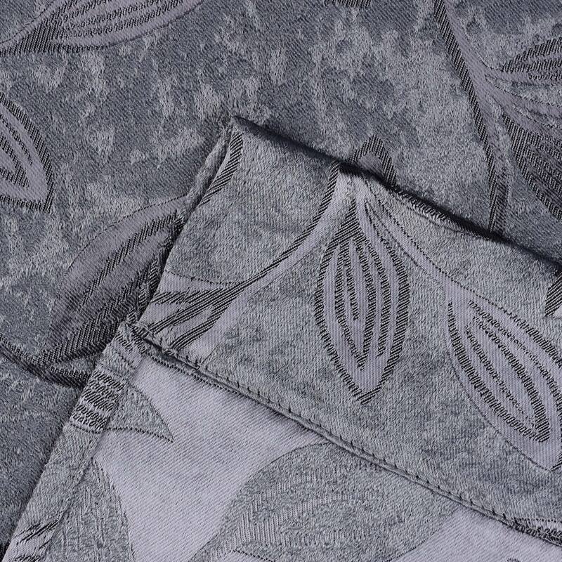 Superior Leaves Machine Washable Room Darkening Grommet With Ties Blackout Curtains, Set of 2