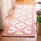 preview thumbnail 77 of 98, SAFAVIEH Handmade Chelsea Aubree French Country Trellis Wool Rug 2'6" x 10' Runner - Ivory/Rose - Runner