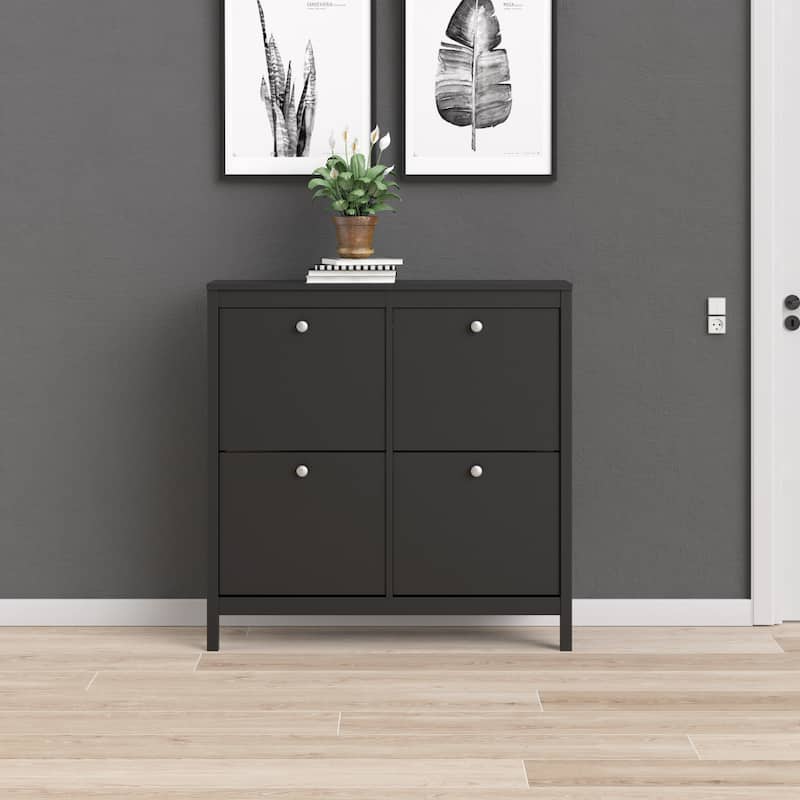 Porch & Den Madrid 4-Drawer Shoe Cabinet
