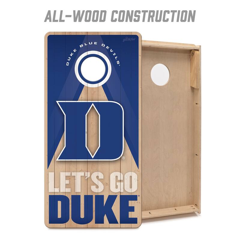 Duke Blue Devils NCAA 2x4 Professional Cornhole Board Set