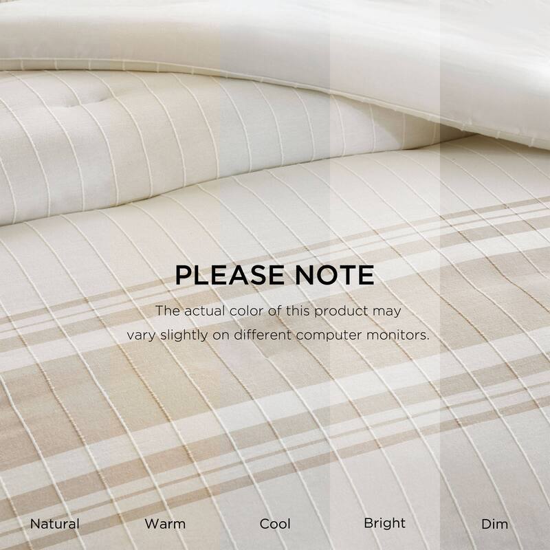 Harbor House Living Morgan 6 Piece Cotton Jacquard Oversized Comforter Set