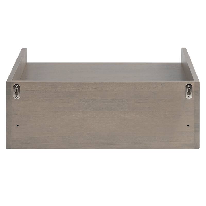 Kate and Laurel Kitt Premium Sold Wood Floating Shelf Side Table