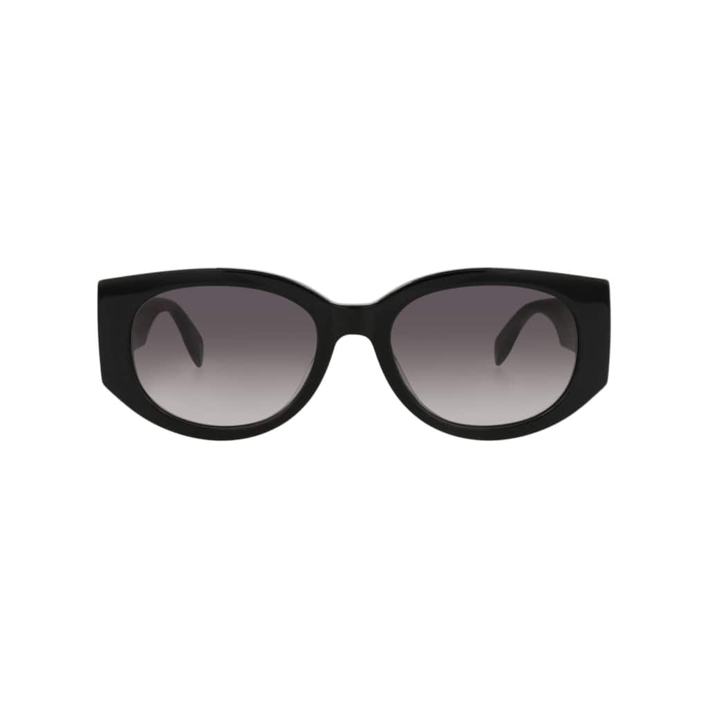 Alexander McQueen Round-Frame Acetate Sunglasses