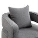 preview thumbnail 37 of 42, Accent Open Back Chair Modern Comfy Sofa Chair With Base, Club Chair Leisure Arm Chair For Lounge