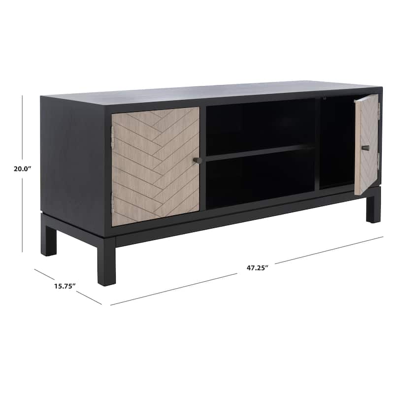 SAFAVIEH Ajana 47-inch Storage Media TV Stand - 47.3" W x 15.8" L x 20" H