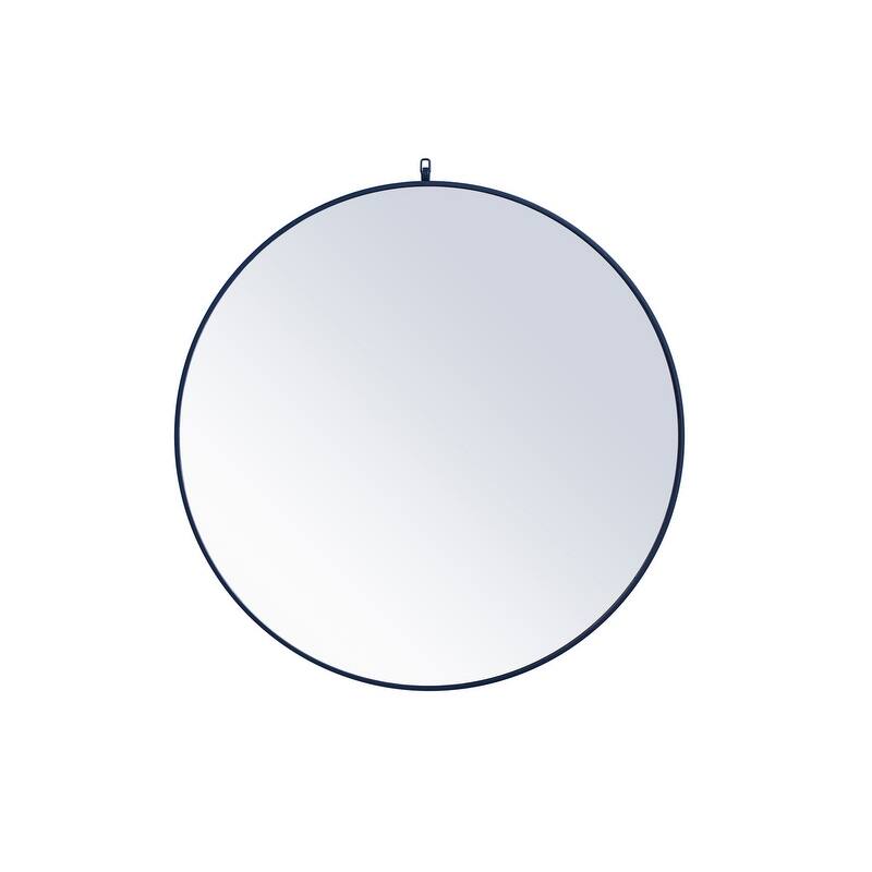 Carson Carrington Labbemala Metal Framed Round Wall Mirror
