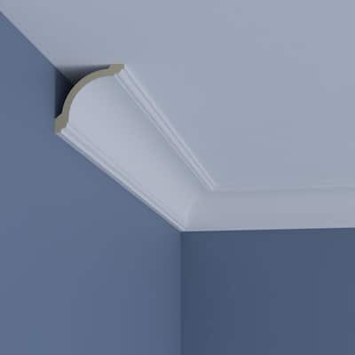 2 7/8"H x 3"P x 4 1/8"F x 96"L Wesley Crown Moulding - 1-Pack