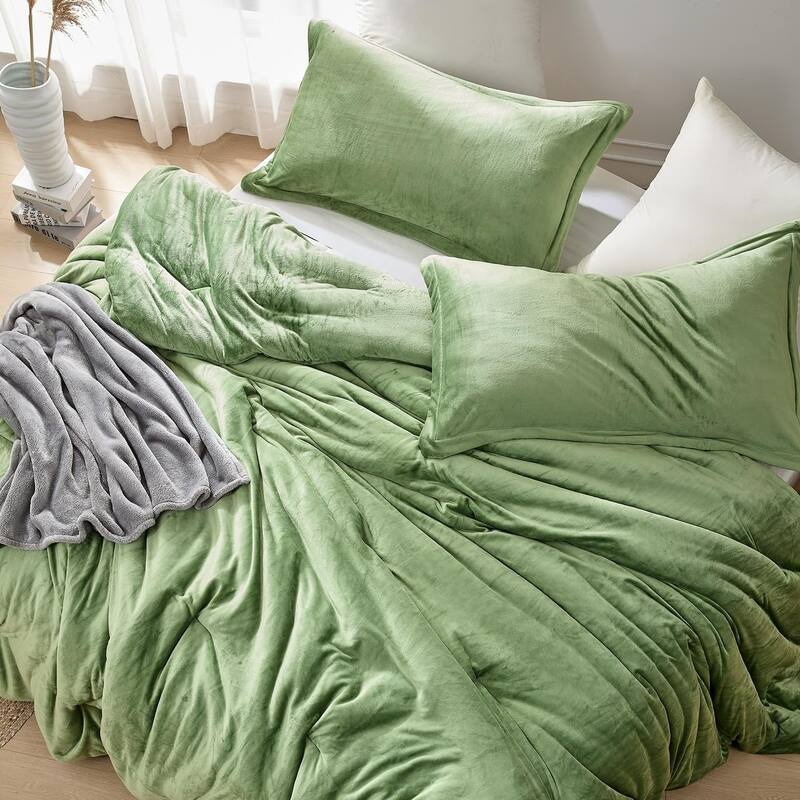 Love Thick® - Velvety Coma Inducer Oversized Comforter Set - Mountain Moss