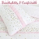 preview thumbnail 4 of 5, Cozy Line Sweet Heart Polka Dot Pink Ruffle Cotton Quilt Bedding Set