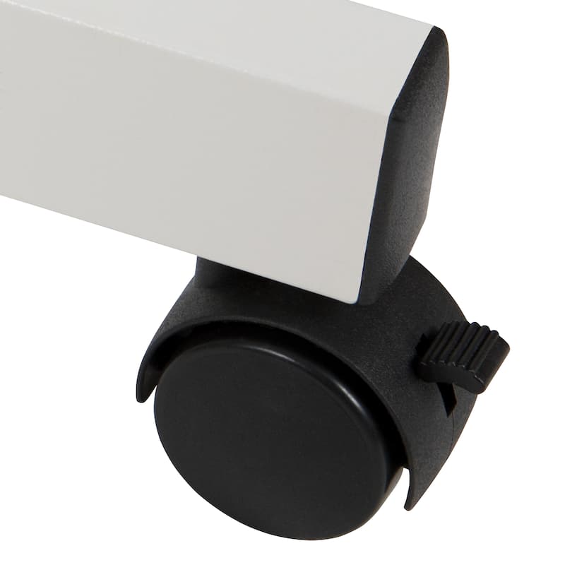 Reversible Mobile Cork Bulletin & White Board with Pen Tray