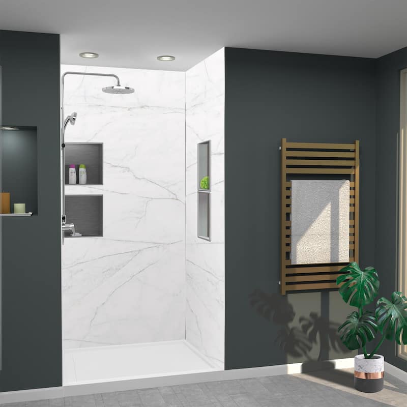 Transolid TWK483696 Titan 48-in x 39-in x 96-in Shower Wall Kit - 48x39x96