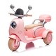 preview thumbnail 41 of 58, Kids 12V Electric Ride-On Motorcycle, Two-Seater with Soft Start, Music Player, and Extra Storage Pink