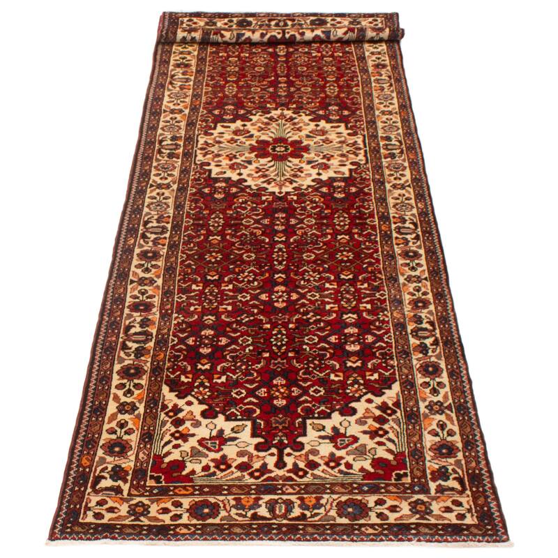 ECARPETGALLERY Hand-knotted Anadol Red Wool Rug - 3'8 x 13'0