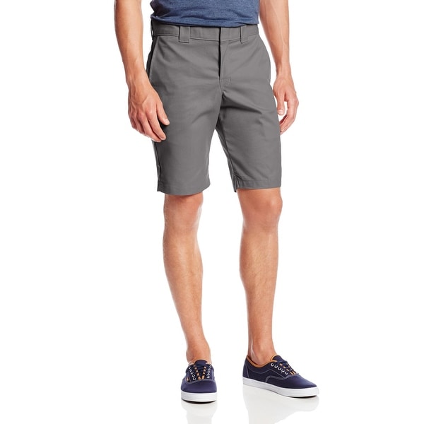mens slim fit work shorts