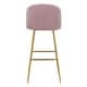 preview thumbnail 10 of 14, Bridle Ridge Bar Chair Pink & Gold
