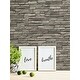 preview thumbnail 9 of 8, Galerie Wallcoverings Bricks and More Collection Chic Stonewall Effect Matte Finish Vinyl on Non-woven Wallpaper Roll