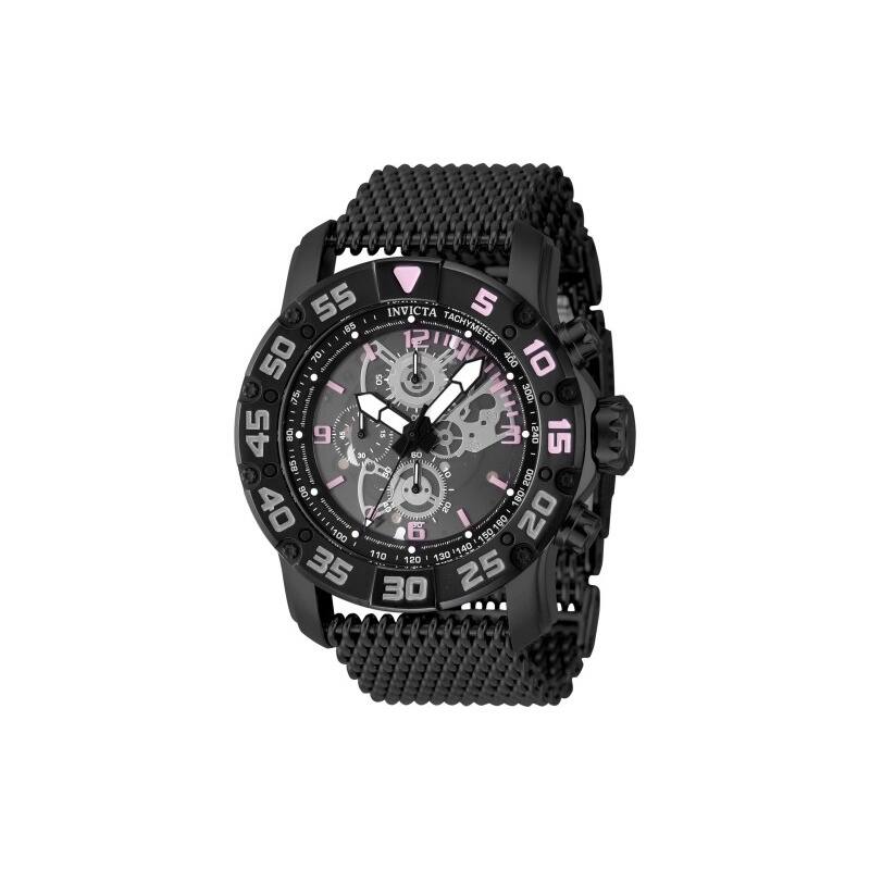 Invicta Men's 48054 Invicta Racing Quartz Multifunction Black Dial Watch